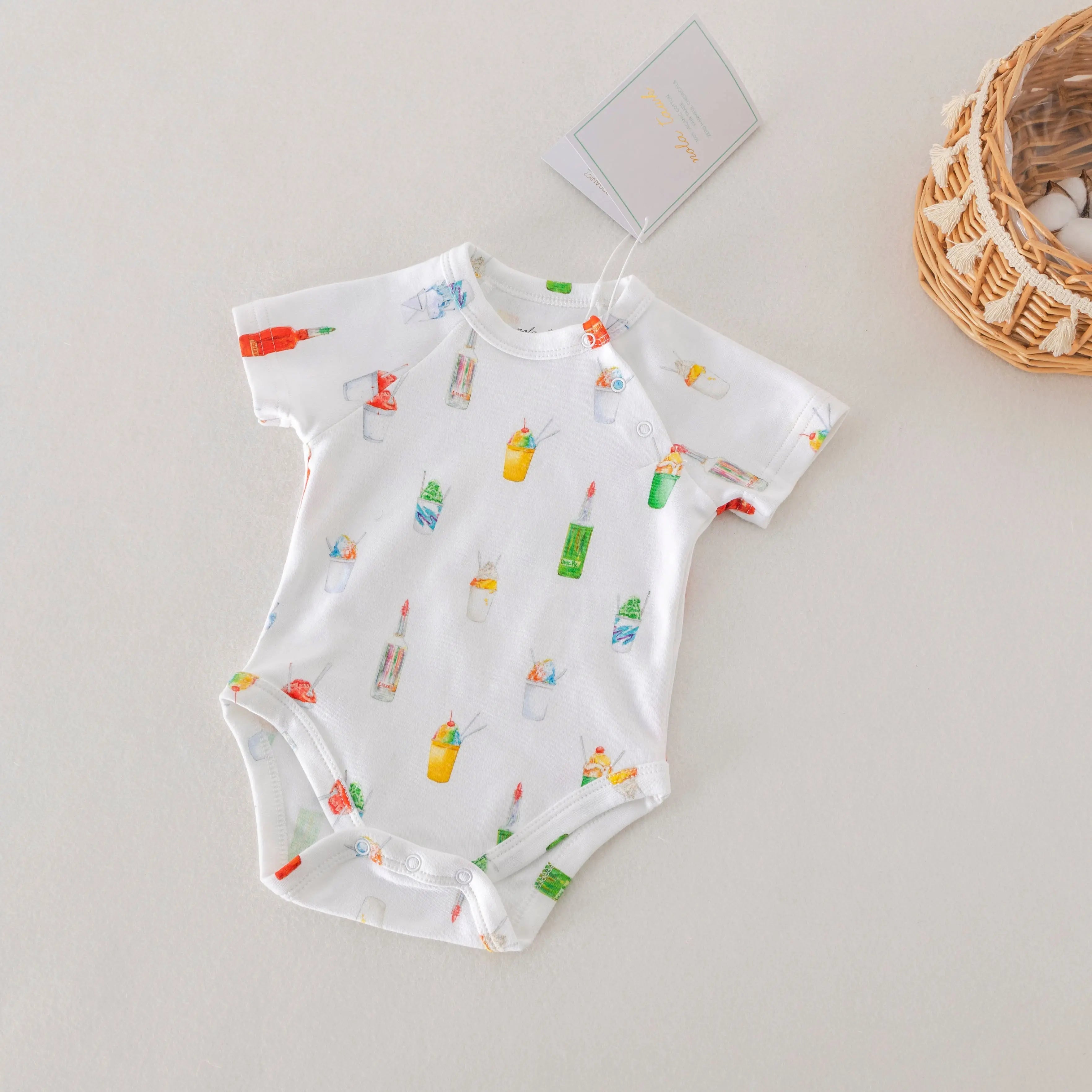 Sugar, Ice, & Everything Nice Organic Cotton Onesie Nola Tawk