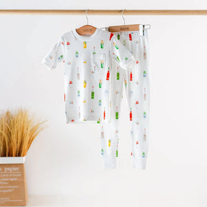 Sugar, Ice, & Everything Nice Organic Cotton Pajama Set by Nola Tawk, Southern food gift main product photo
