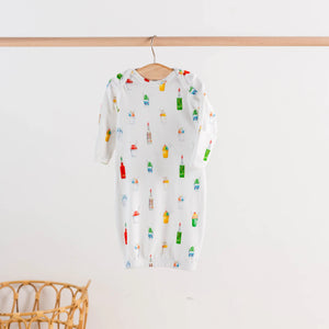 Sugar, Ice, & Everything Nice Organic Cotton Pajama Set by Nola Tawk, Southern food gift detail photo 4