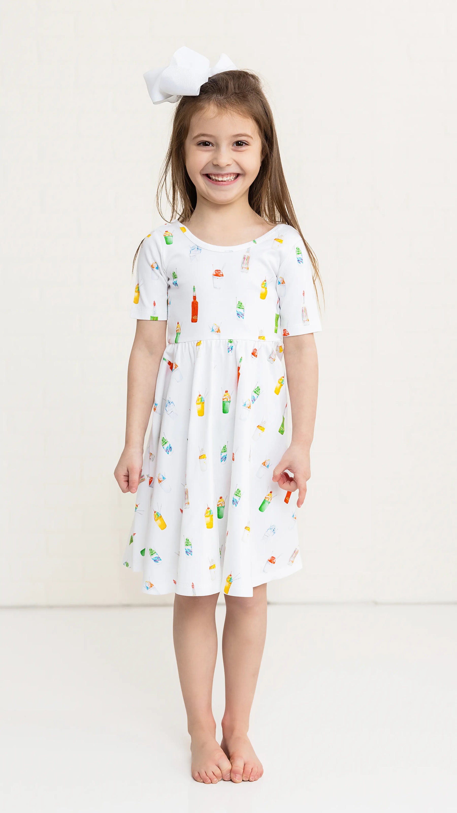Sugar, Ice, & Everything Nice Organic Cotton Twirl Dress by Nola Tawk, Southern lifestyle apparel detail photo 4