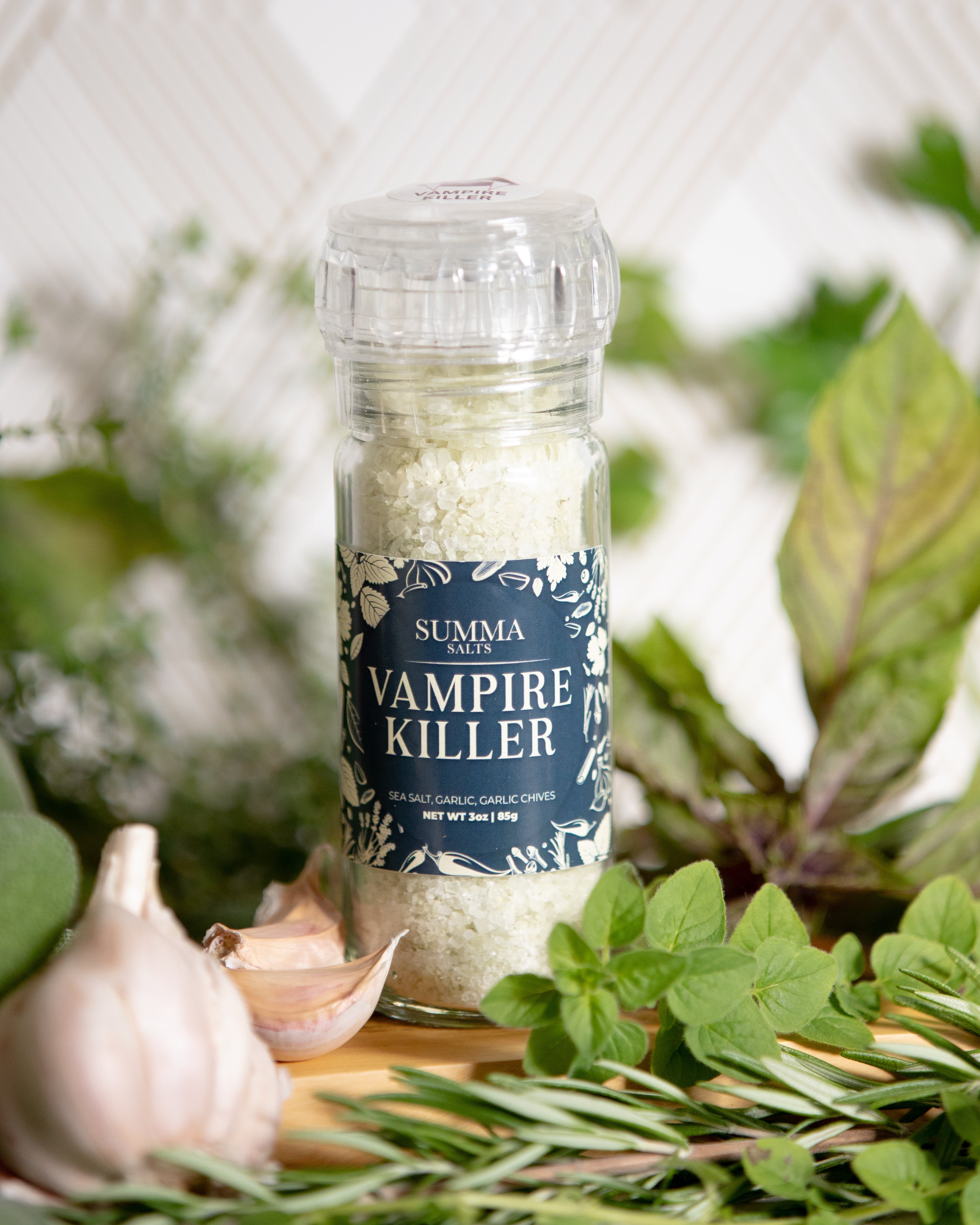 Vampire Killer Garlic Salt by Summa Salts