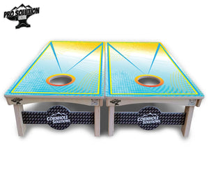 Summertime Cornhole Boards - Pro Solution Elite Series by Cornhole Solutions, custom cornhole board detail photo 9