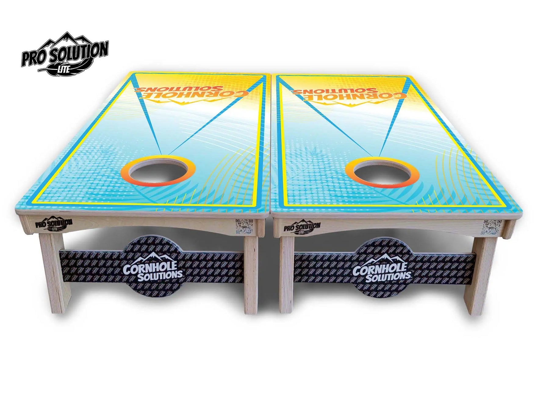 Summertime Cornhole Boards - Pro Solution Lite Series by Cornhole Solutions, custom cornhole board detail photo 7