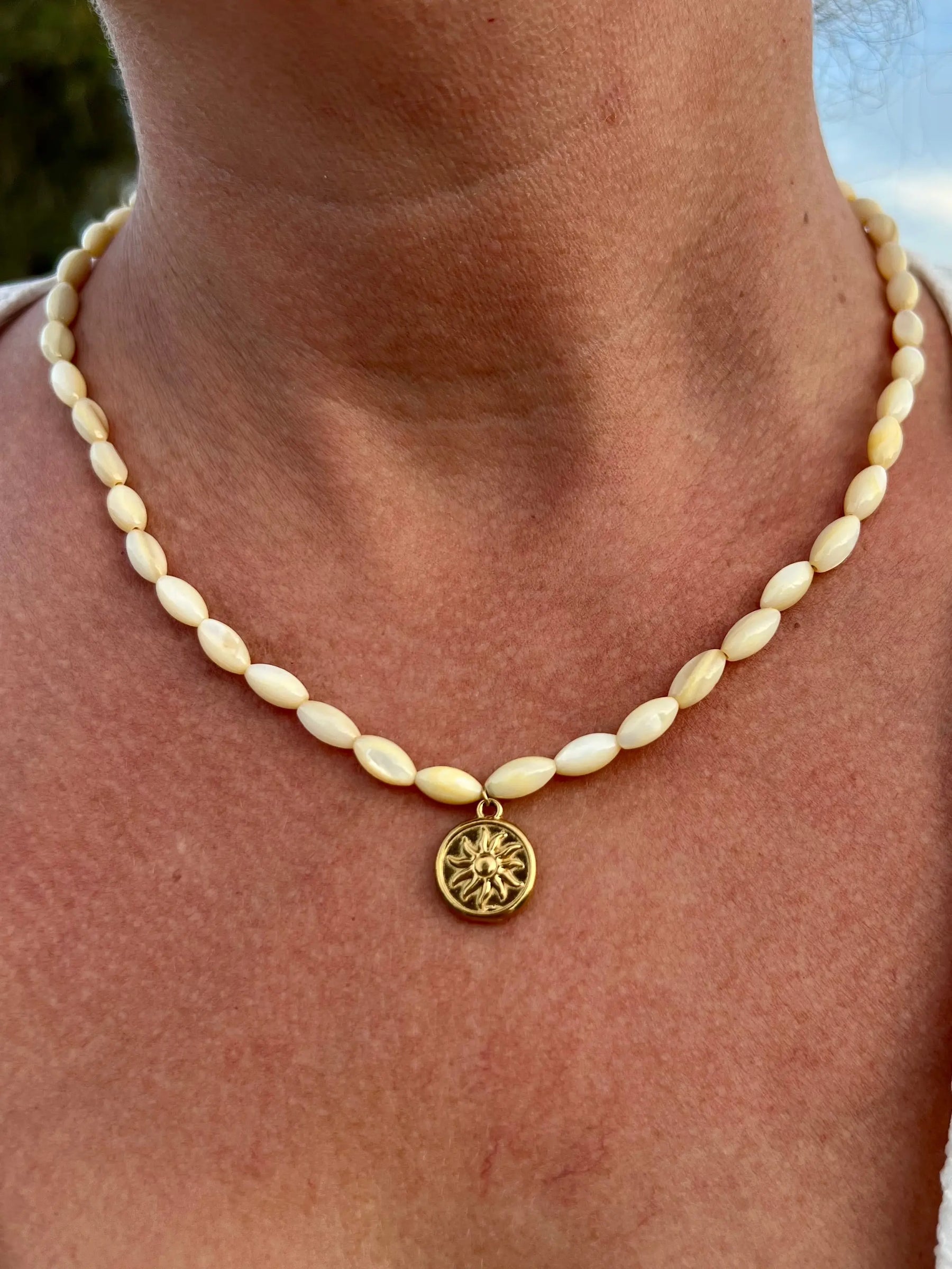 Sunbeam Necklace by HALT, handmade jewelry main product photo
