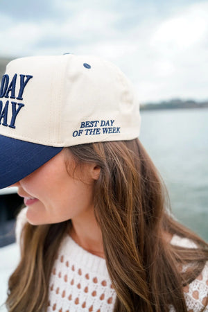 Sunday Funday - Vintage Trucker Hat by KenzKustomz, Southern lifestyle apparel detail photo 7