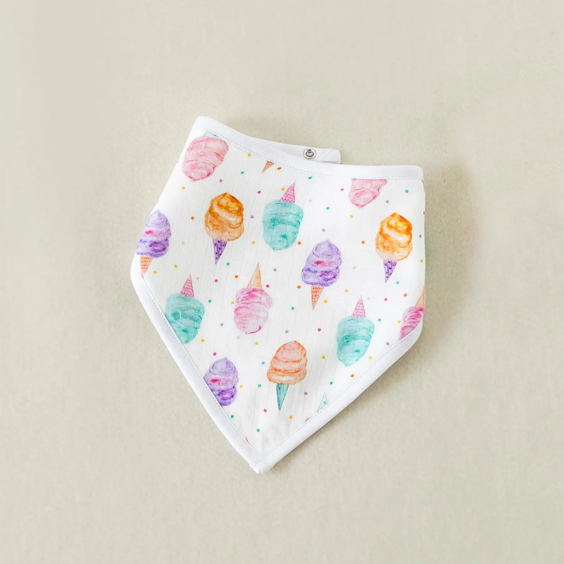 Sweet Celebration Organic Muslin Bib Nola Tawk