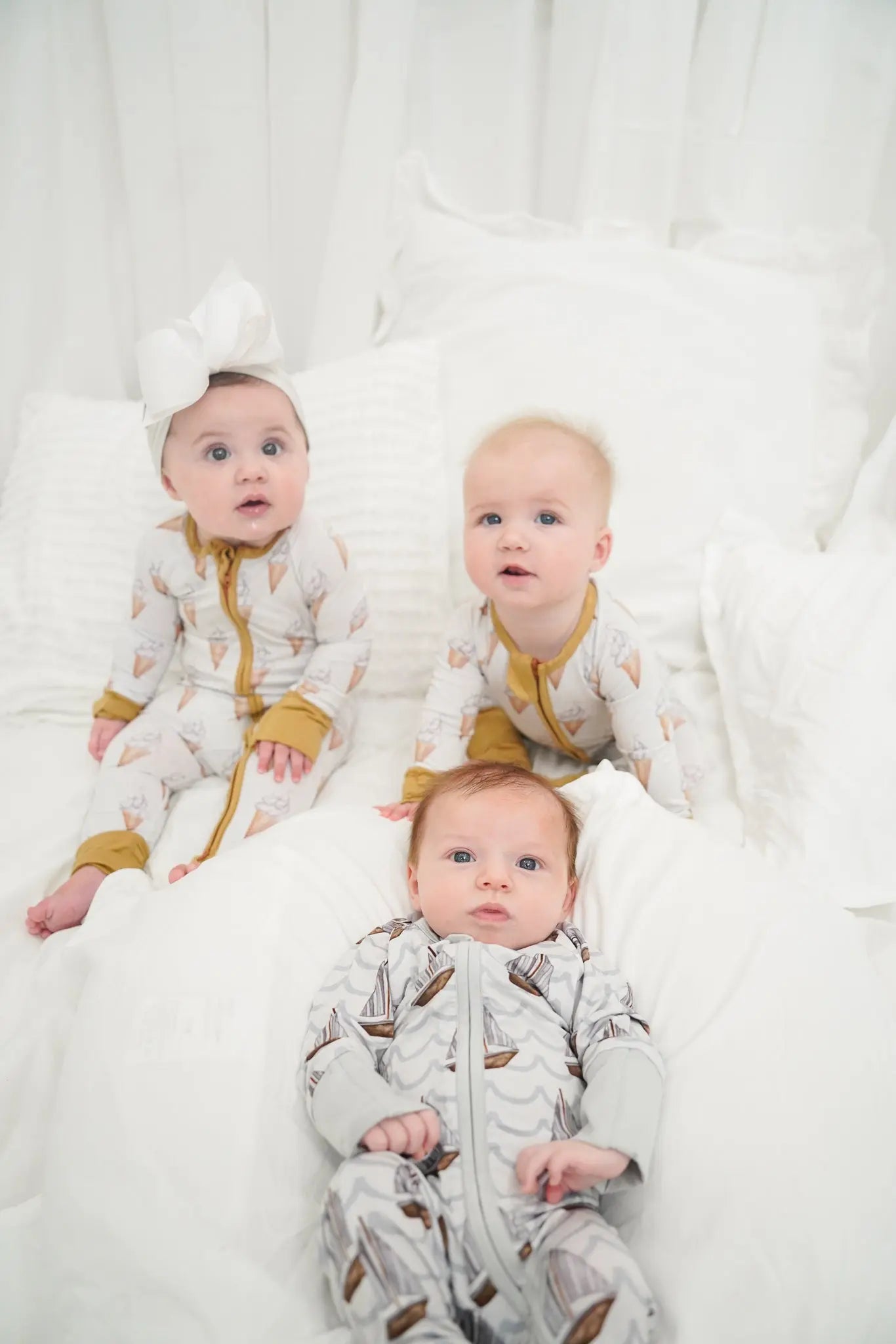 Sweet Scoops - Bamboo Sleeper by KenzKustomz, children's boutique clothing detail photo 15