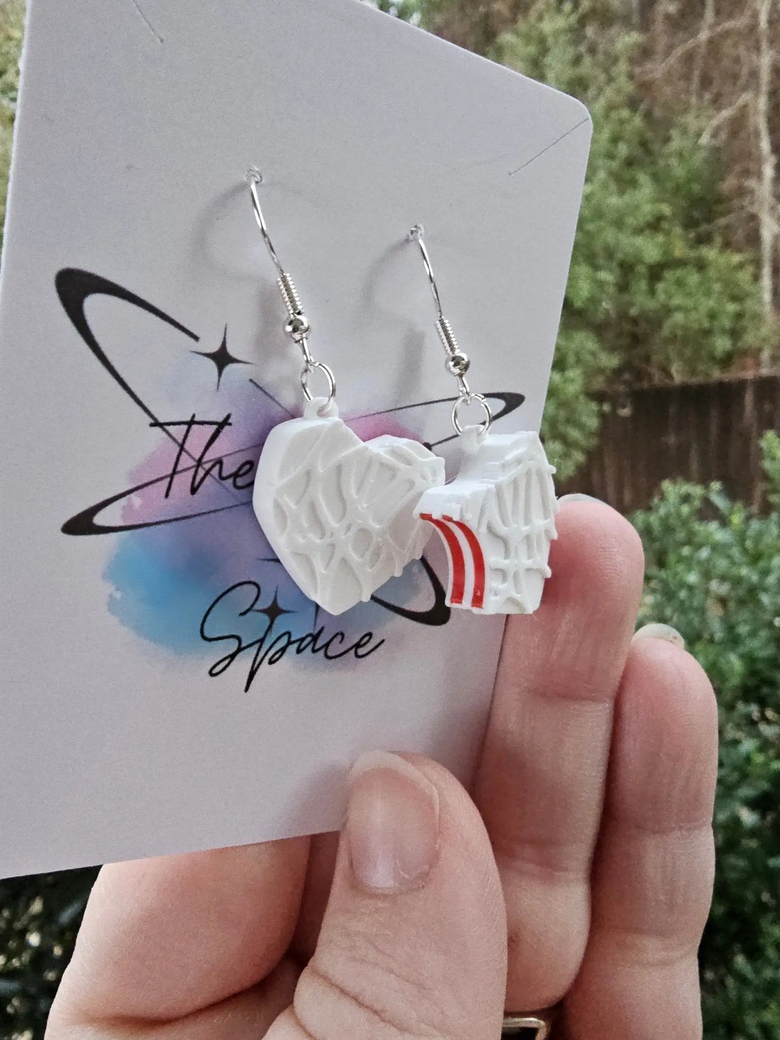 Sweet Treat Heart Dangle Earrings: Valentine's Gift, 3D-Printed, Kid-Made Jewelry from Main Street Collective - Shop Now!