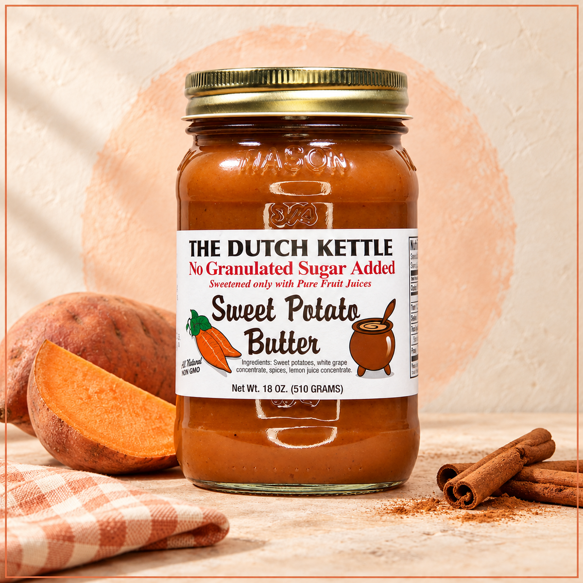 Sweet Potato Butter - No Sugar Added