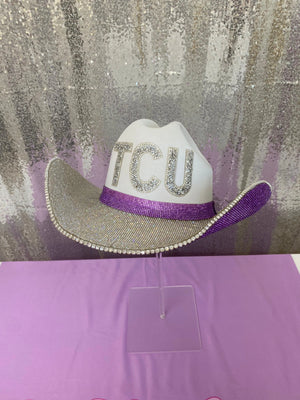 TCU Hat by Rhinestone Cowgirl, Southern lifestyle apparel main product photo