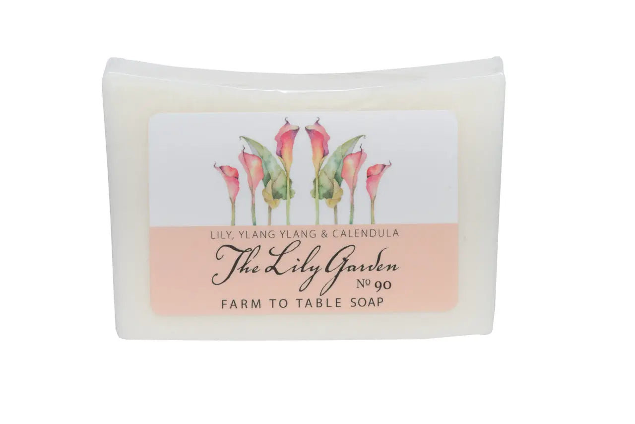 THE LILY GARDEN 5 oz. ~ FARM TO TABLE SOAP SLICE Essential Journeys