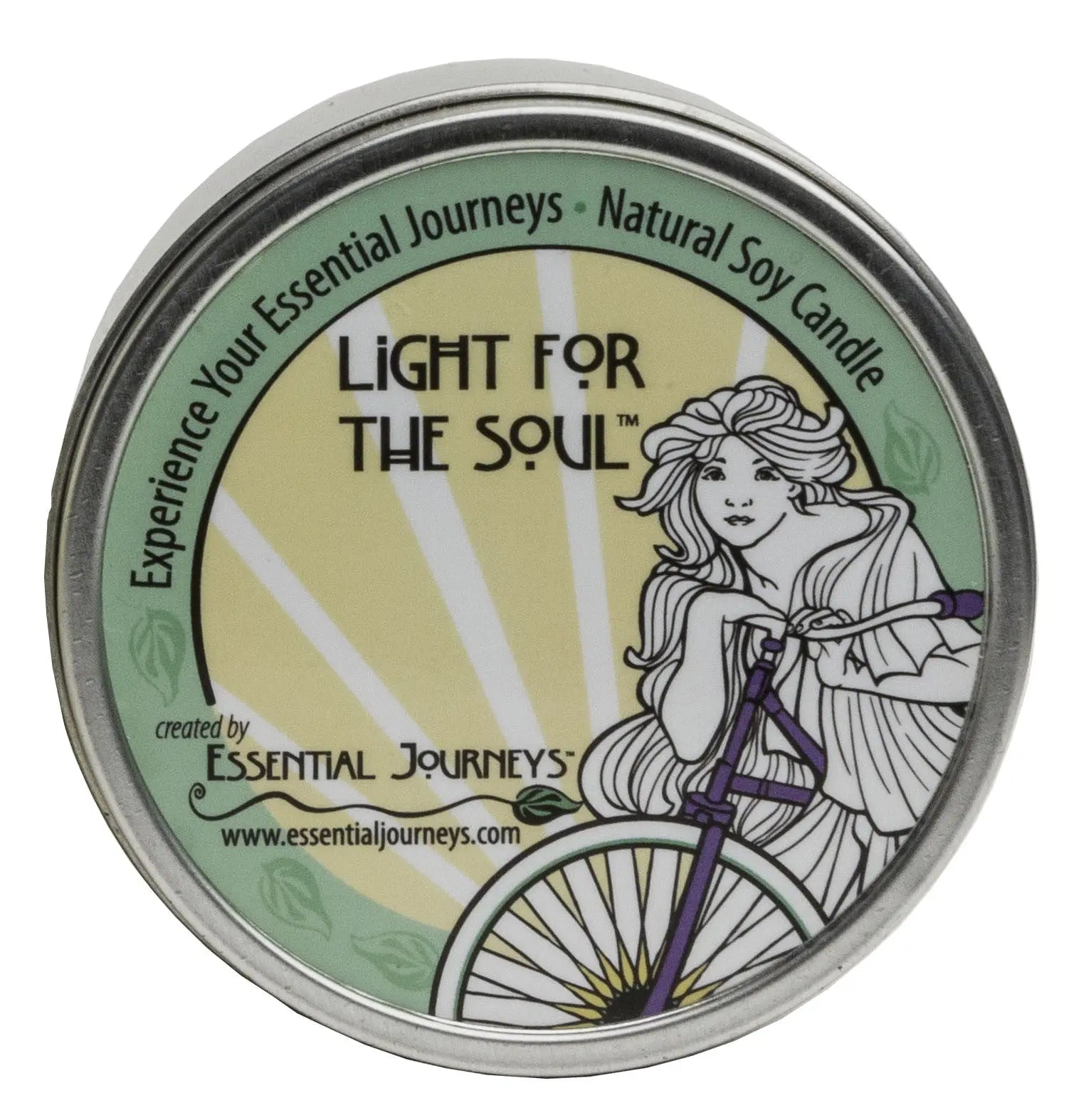 Travel Candles 8 Oz. Soy Wax by Essential Journeys, scented candle main product photo