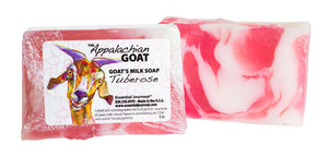 TUBEROSE GOAT'S MILK SOAP SLICE 5 oz. Essential Journeys