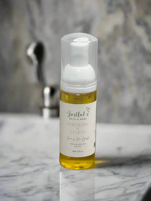 Turmeric & Lemon Face Wash by Lustful Bath, LLC, handmade bath and body detail photo 3