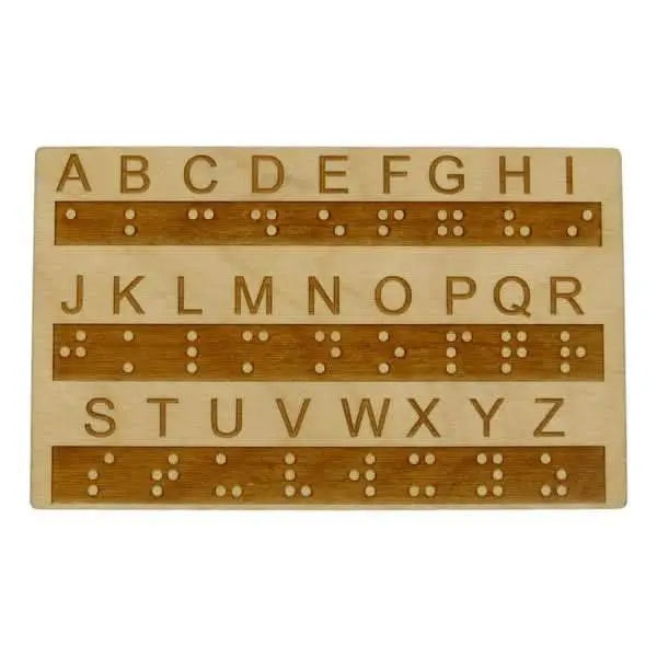 Tactile Braille Learning and Teaching board Gift Set by Creative Escape Rooms, Southern food gift detail photo 4