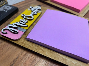 Teacher Post It Note Holder by Poor Hog Customs, Southern food gift detail photo 6