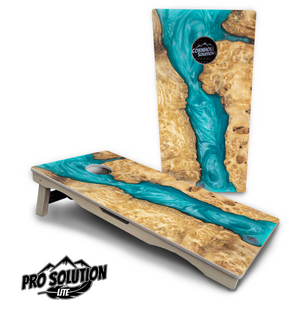 Epoxy Color Options Cornhole Boards (not actual epoxy) - Pro Solution Lite Series by Cornhole Solutions, custom cornhole board detail photo 13