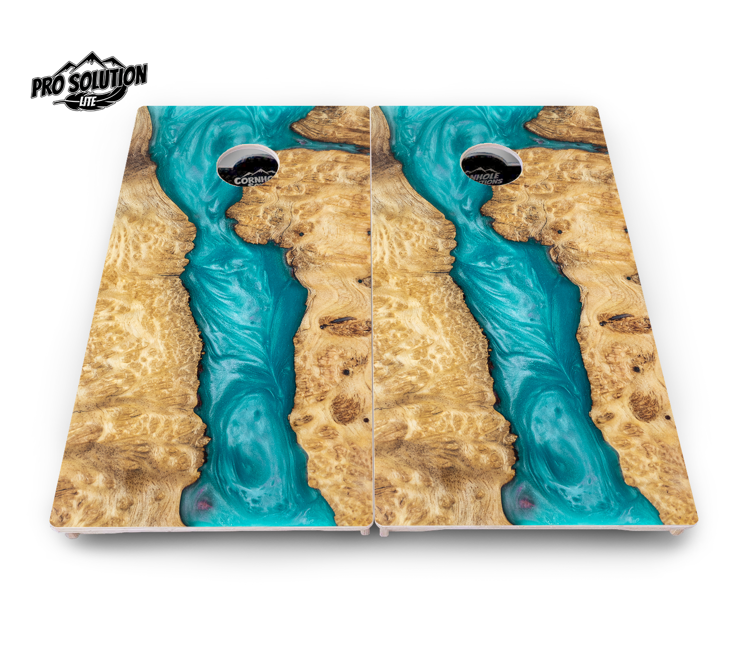 Epoxy Color Options Cornhole Boards (not actual epoxy) - Pro Solution Lite Series by Cornhole Solutions, custom cornhole board detail photo 16