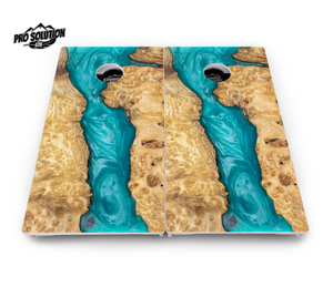 Epoxy Color Options Cornhole Boards (not actual epoxy) - Pro Solution Lite Series by Cornhole Solutions, custom cornhole board detail photo 16
