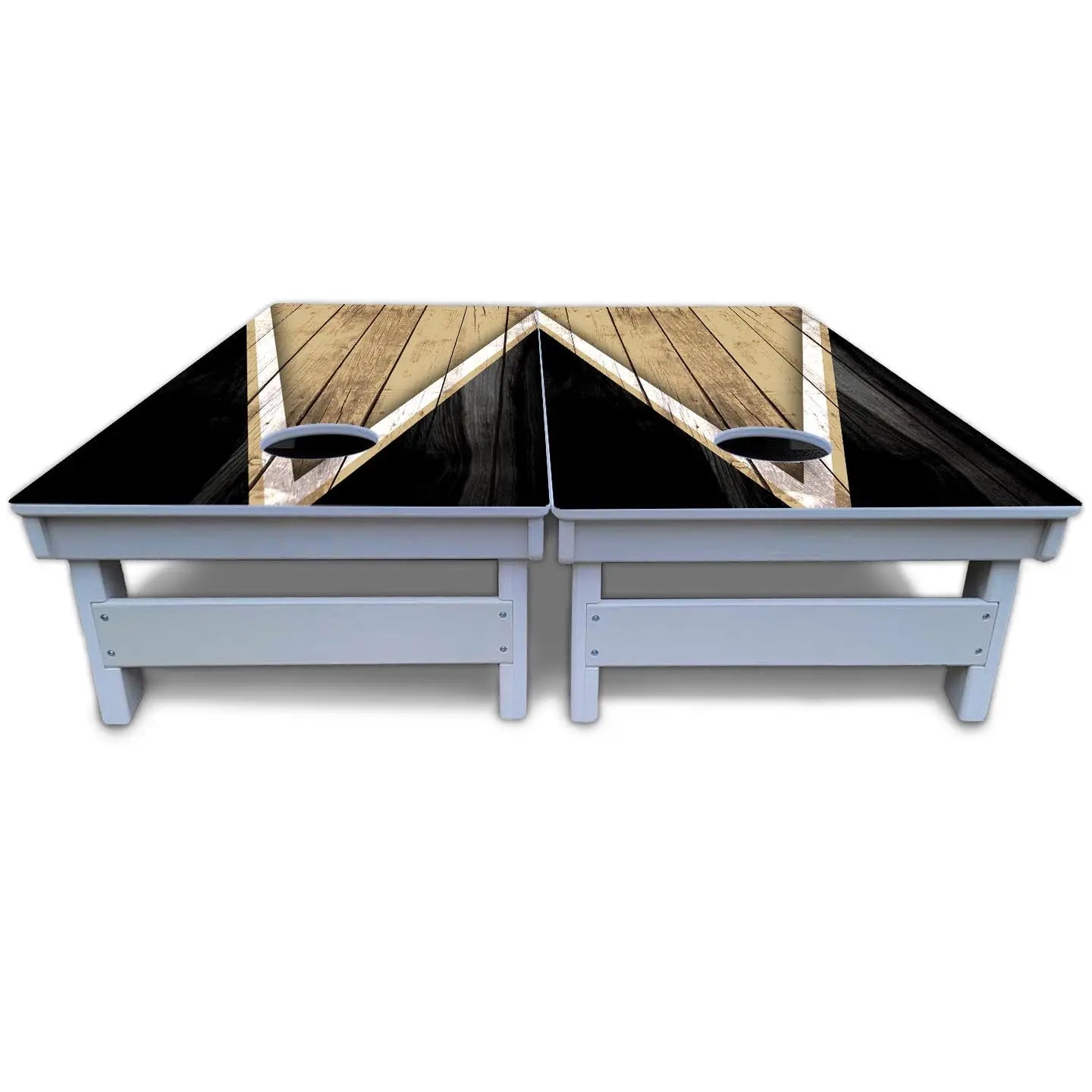 Team Color Triangle Cornhole Boards - All Weather Series by Cornhole Solutions, Southern food gift detail photo 6