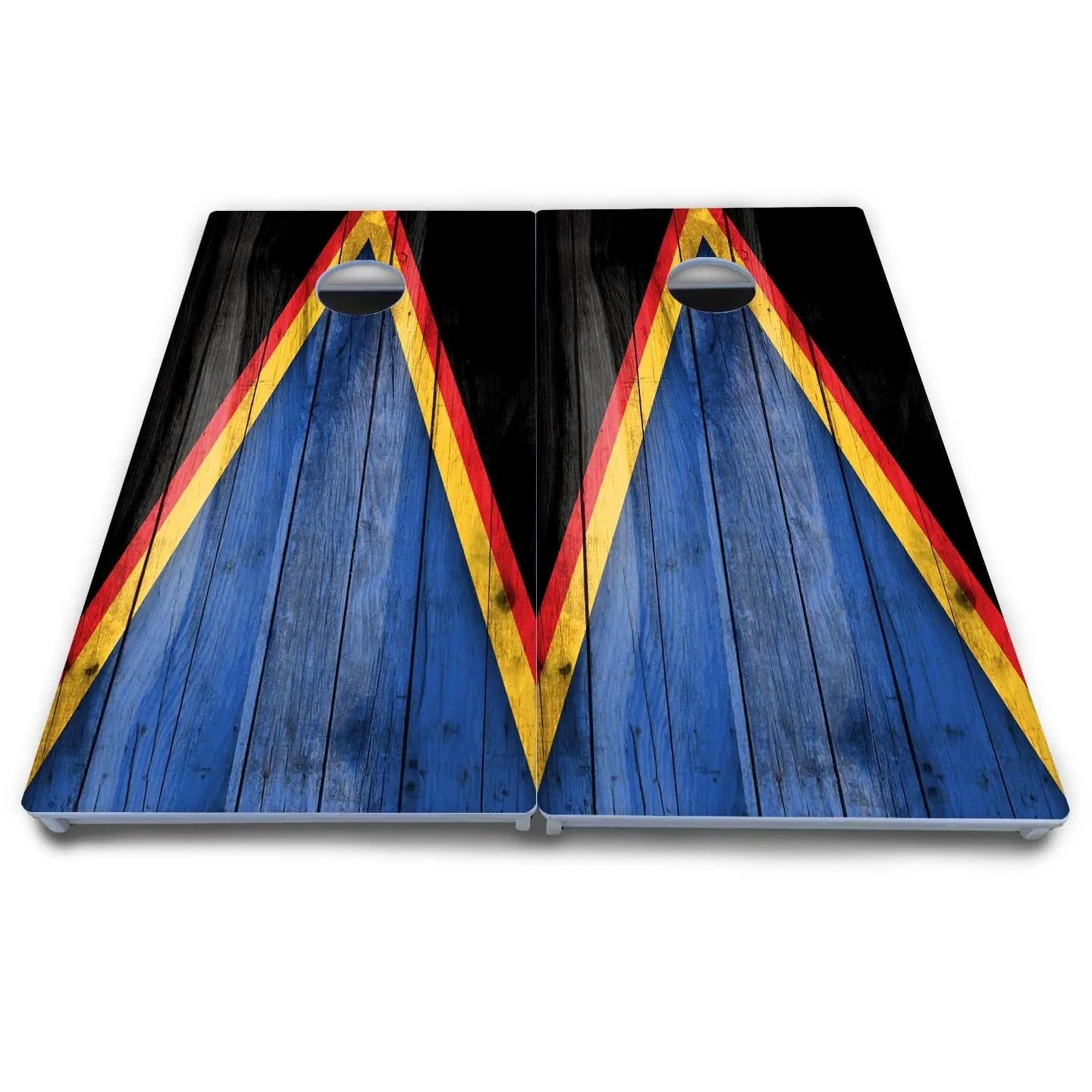 Team Color Triangle Cornhole Boards - All Weather Series by Cornhole Solutions, Southern food gift detail photo 7