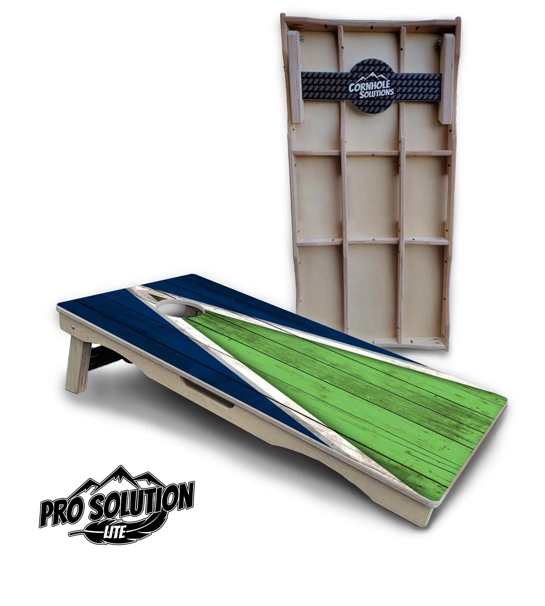 Team Color Triangle Cornhole Boards - Pro Solution Lite Series Cornhole Solutions
