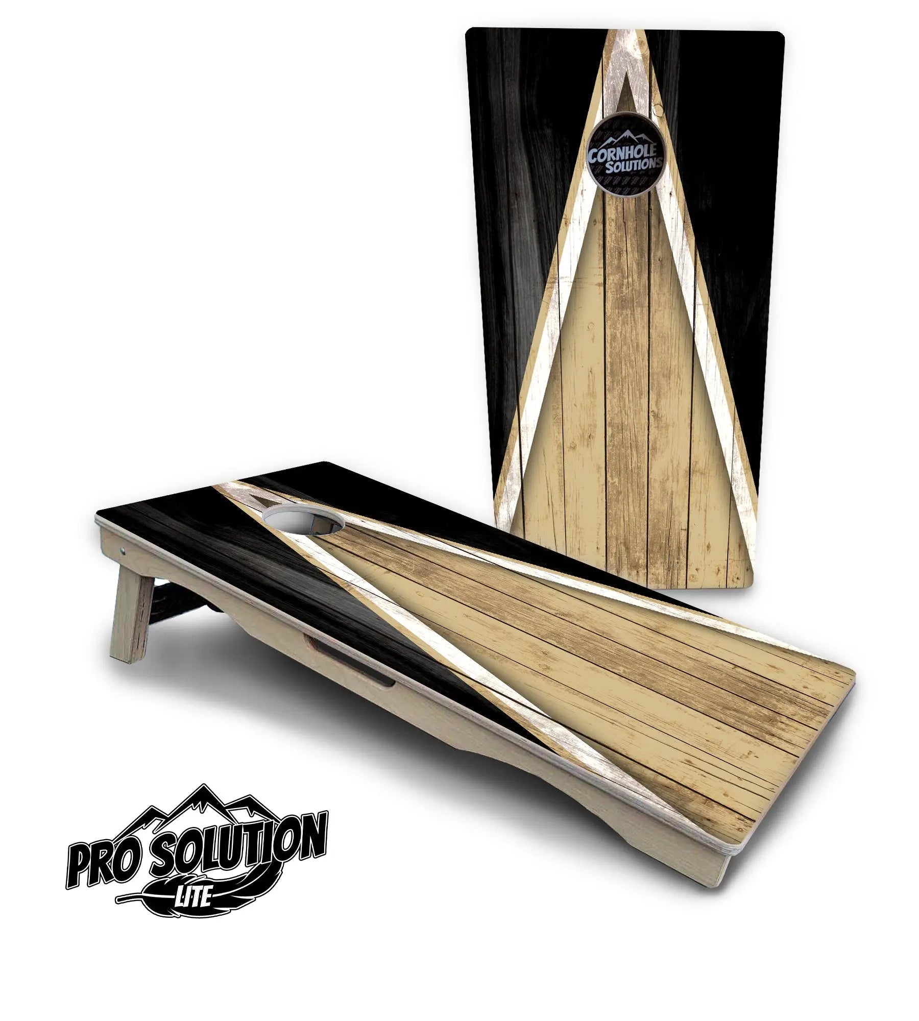 Team Color Triangle Cornhole Boards - Pro Solution Lite Series Cornhole Solutions
