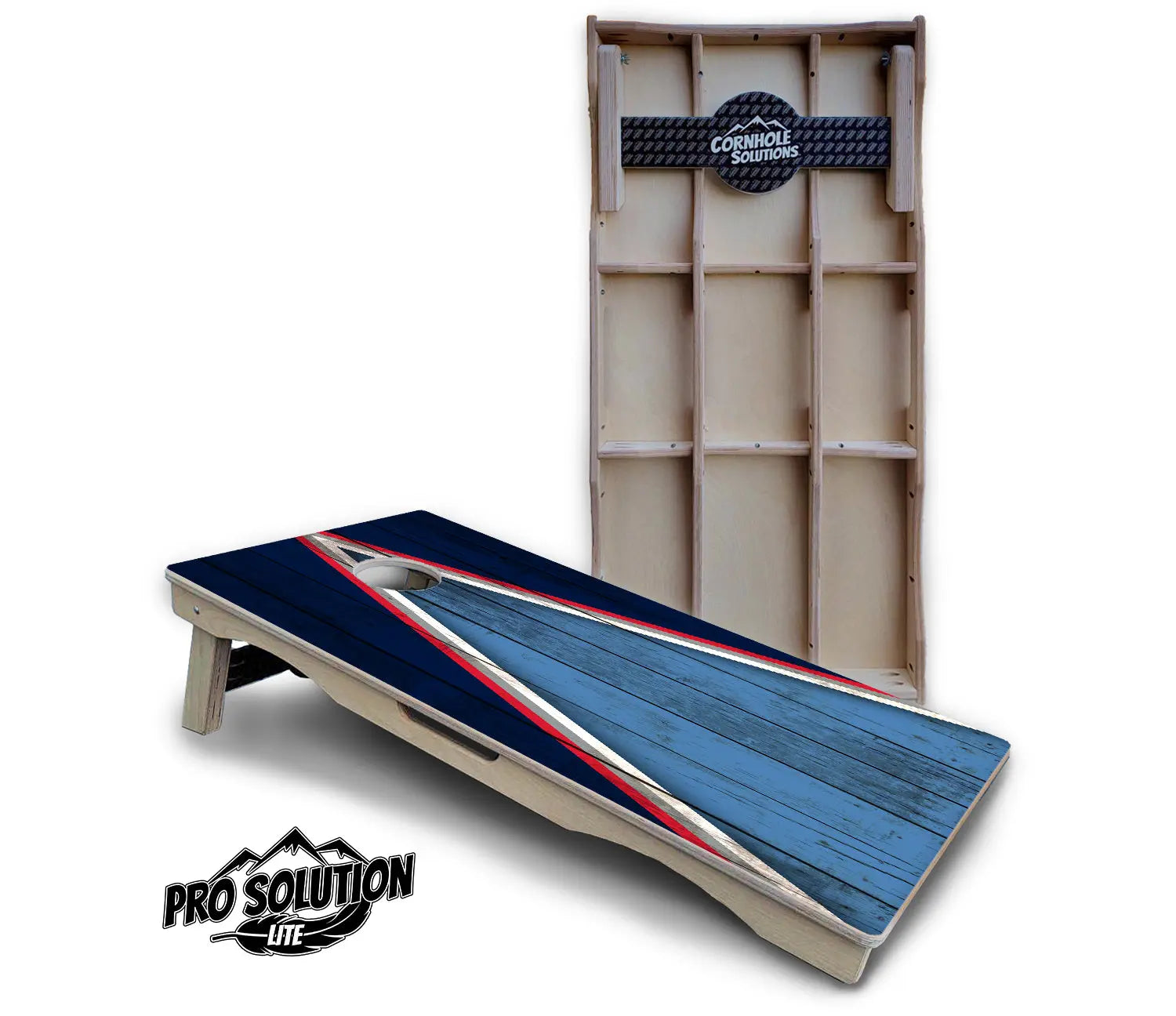 Team Color Triangle Cornhole Boards - Pro Solution Lite Series by Cornhole Solutions, Southern food gift detail photo 17
