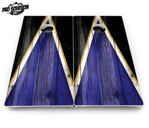 Team Color Triangle Cornhole Boards - Pro Solution Lite Series by Cornhole Solutions, Southern food gift detail photo 29