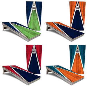 Team Color Triangle Cornhole Boards - Professional Tournament Series by Cornhole Solutions, Southern food gift detail photo 4
