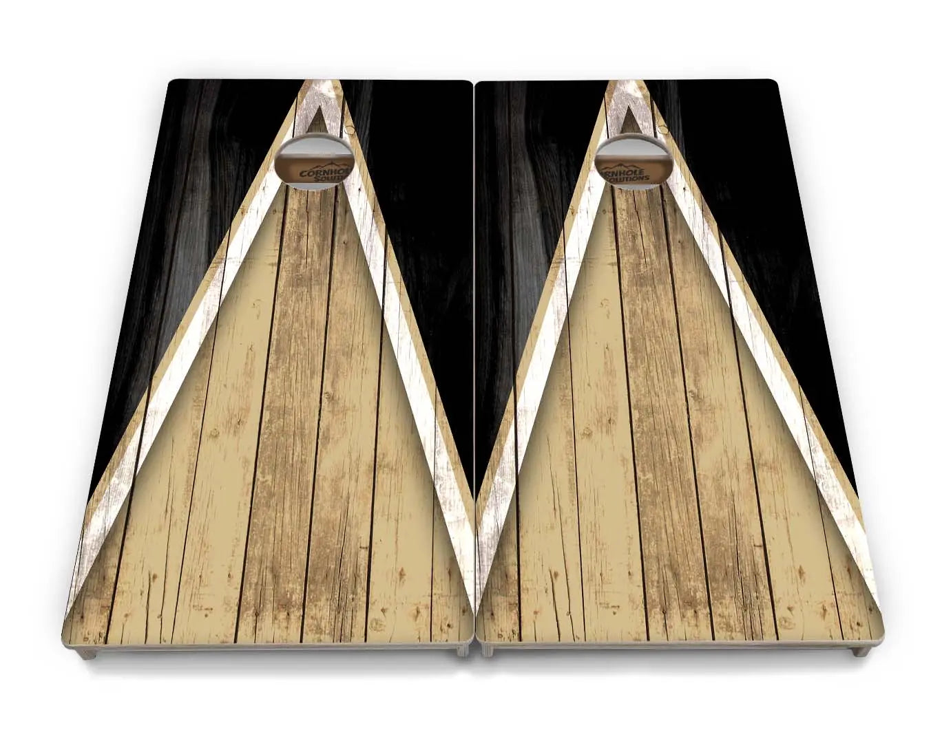 Team Color Triangle Cornhole Boards - Professional Tournament Series by Cornhole Solutions, Southern food gift detail photo 6