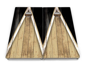 Team Color Triangle Cornhole Boards - Professional Tournament Series by Cornhole Solutions, Southern food gift detail photo 6
