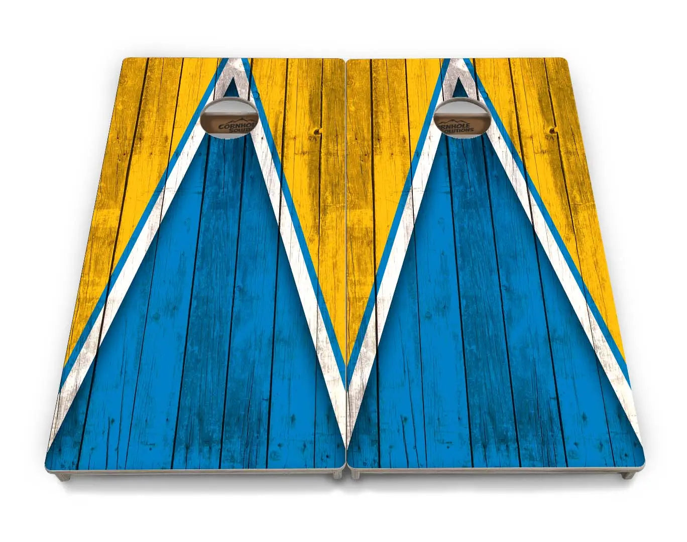 Team Color Triangle Cornhole Boards - Professional Tournament Series by Cornhole Solutions, Southern food gift detail photo 7
