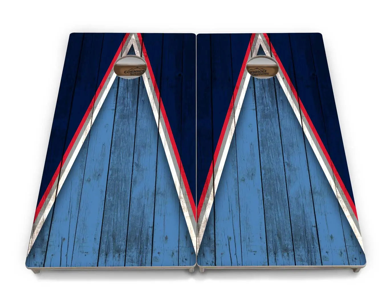 Team Color Triangle Cornhole Boards - Professional Tournament Series by Cornhole Solutions, Southern food gift detail photo 10