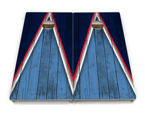 Team Color Triangle Cornhole Boards - Professional Tournament Series by Cornhole Solutions, Southern food gift detail photo 10