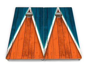 Team Color Triangle Cornhole Boards - Professional Tournament Series by Cornhole Solutions, Southern food gift detail photo 15
