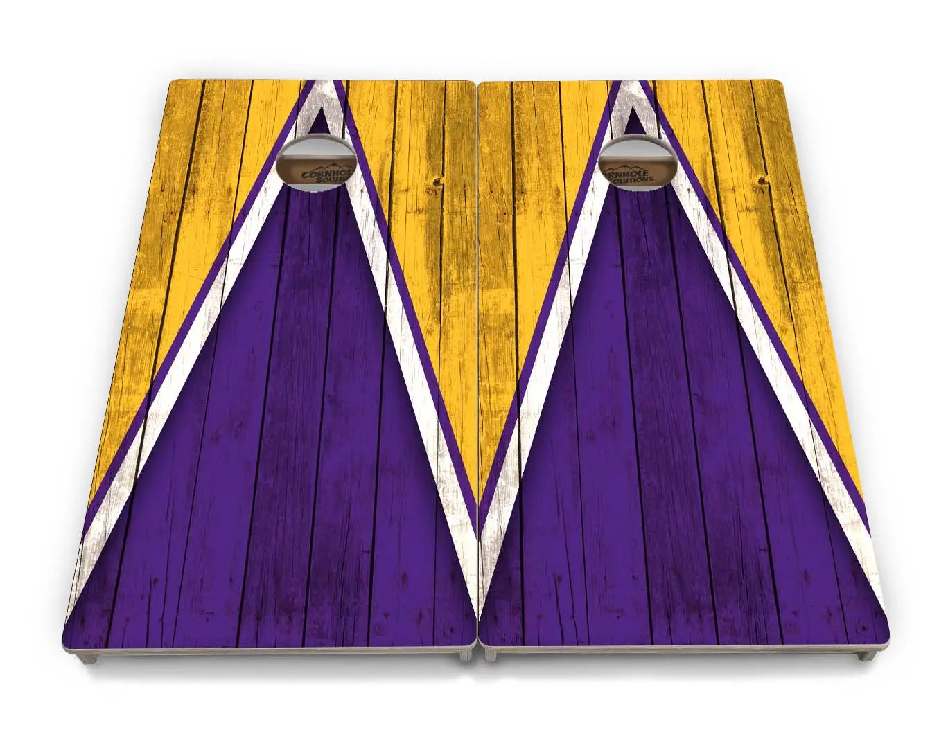 Team Color Triangle Cornhole Boards - Professional Tournament Series by Cornhole Solutions, Southern food gift detail photo 16