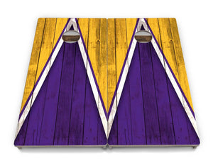 Team Color Triangle Cornhole Boards - Professional Tournament Series by Cornhole Solutions, Southern food gift detail photo 16