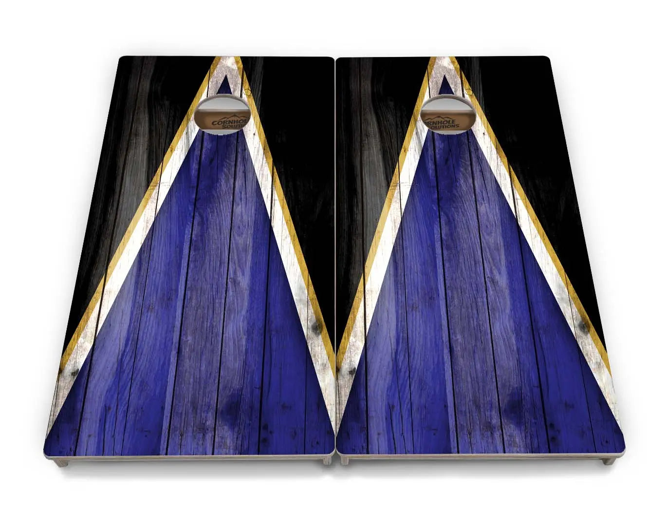 Team Color Triangle Cornhole Boards - Professional Tournament Series by Cornhole Solutions, Southern food gift detail photo 17