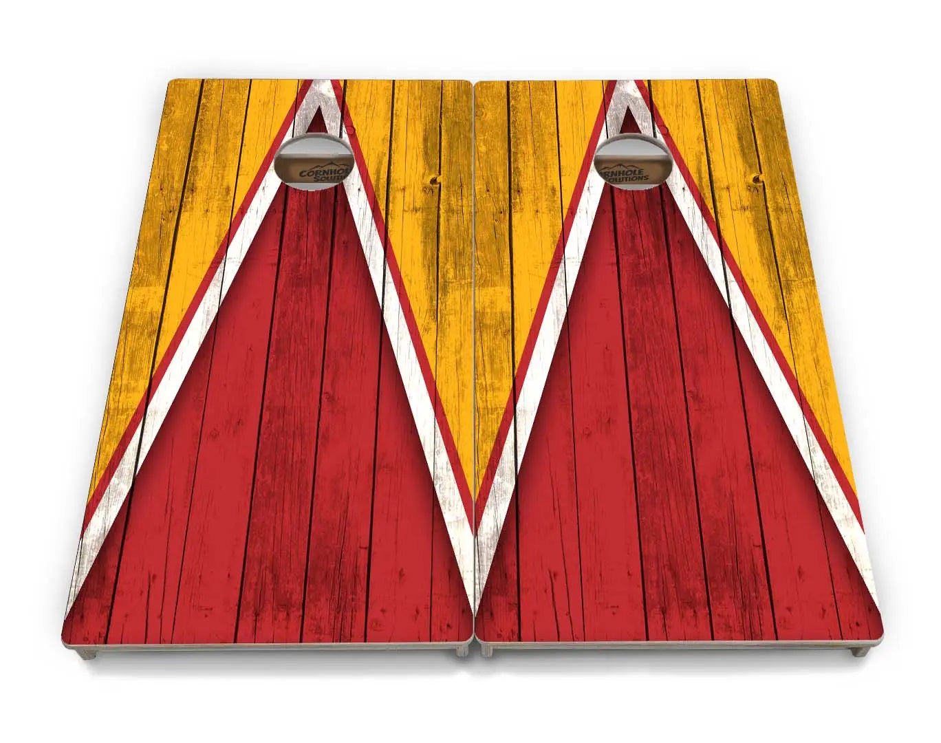 Team Color Triangle Cornhole Boards - Professional Tournament Series by Cornhole Solutions, Southern food gift detail photo 18