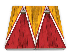 Team Color Triangle Cornhole Boards - Professional Tournament Series by Cornhole Solutions, Southern food gift detail photo 18