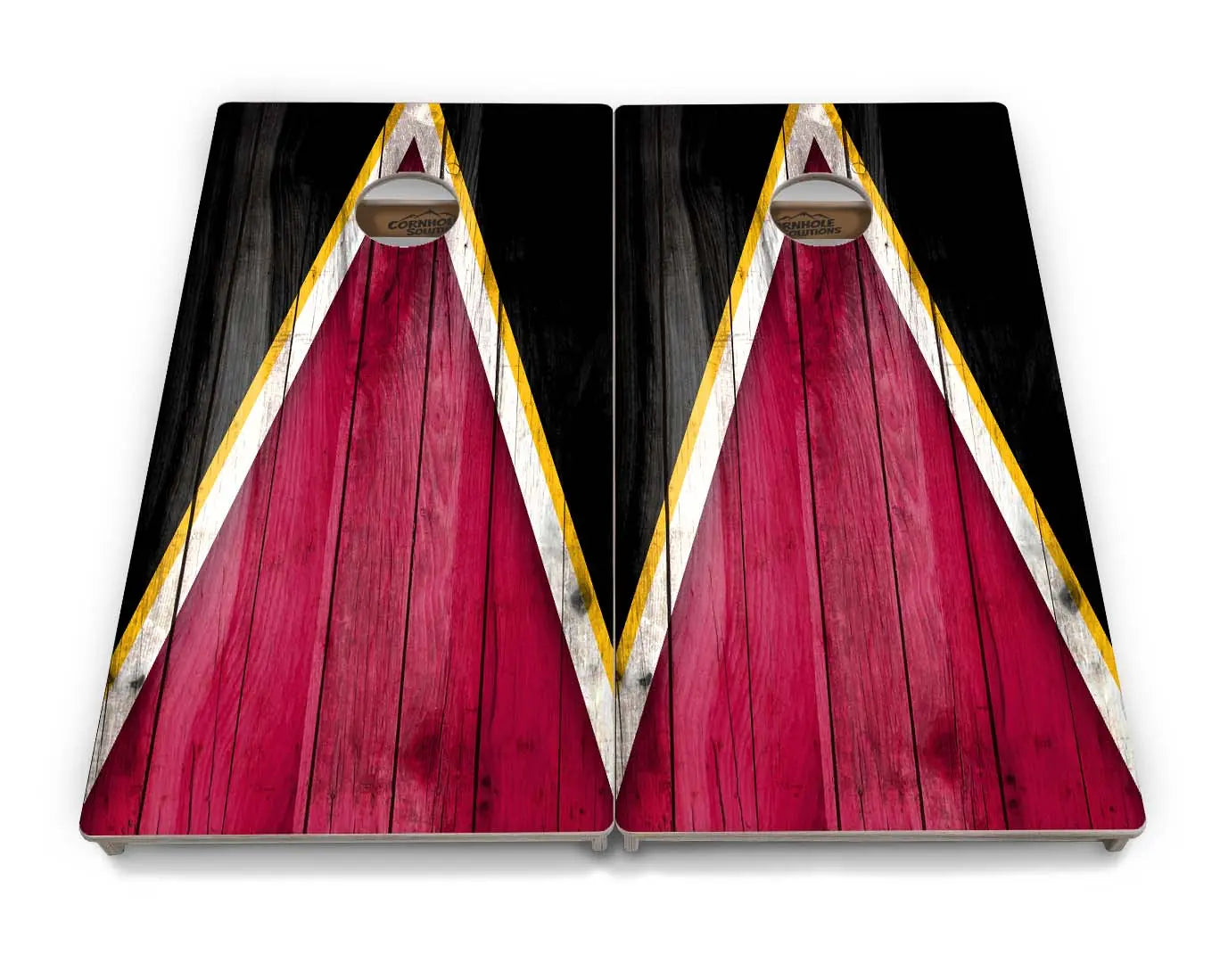 Team Color Triangle Cornhole Boards - Professional Tournament Series by Cornhole Solutions, Southern food gift detail photo 19