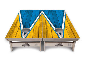 Team Color Triangle Cornhole Boards - Professional Tournament Series by Cornhole Solutions, Southern food gift detail photo 23