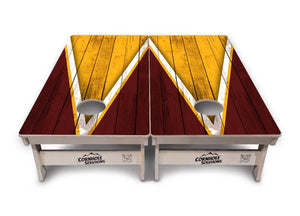 Team Color Triangle Cornhole Boards - Professional Tournament Series by Cornhole Solutions, Southern food gift detail photo 30