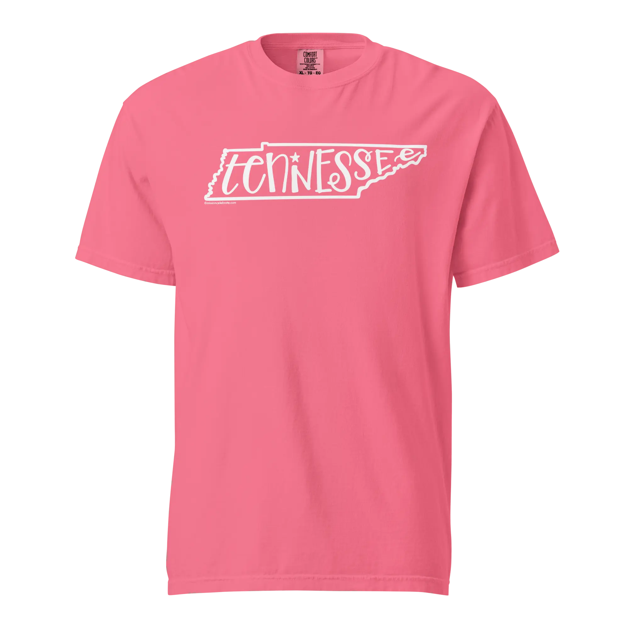 Tennessee T-shirt, Bouncy Letters Design, Comfort Colors Tee, State Pride