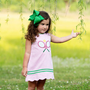 Tennis Dress by Seven Lantern Lane, Southern lifestyle apparel detail photo 6