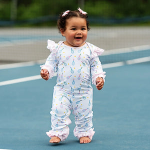 Tennis Romper by Seven Lantern Lane, Southern lifestyle apparel detail photo 2