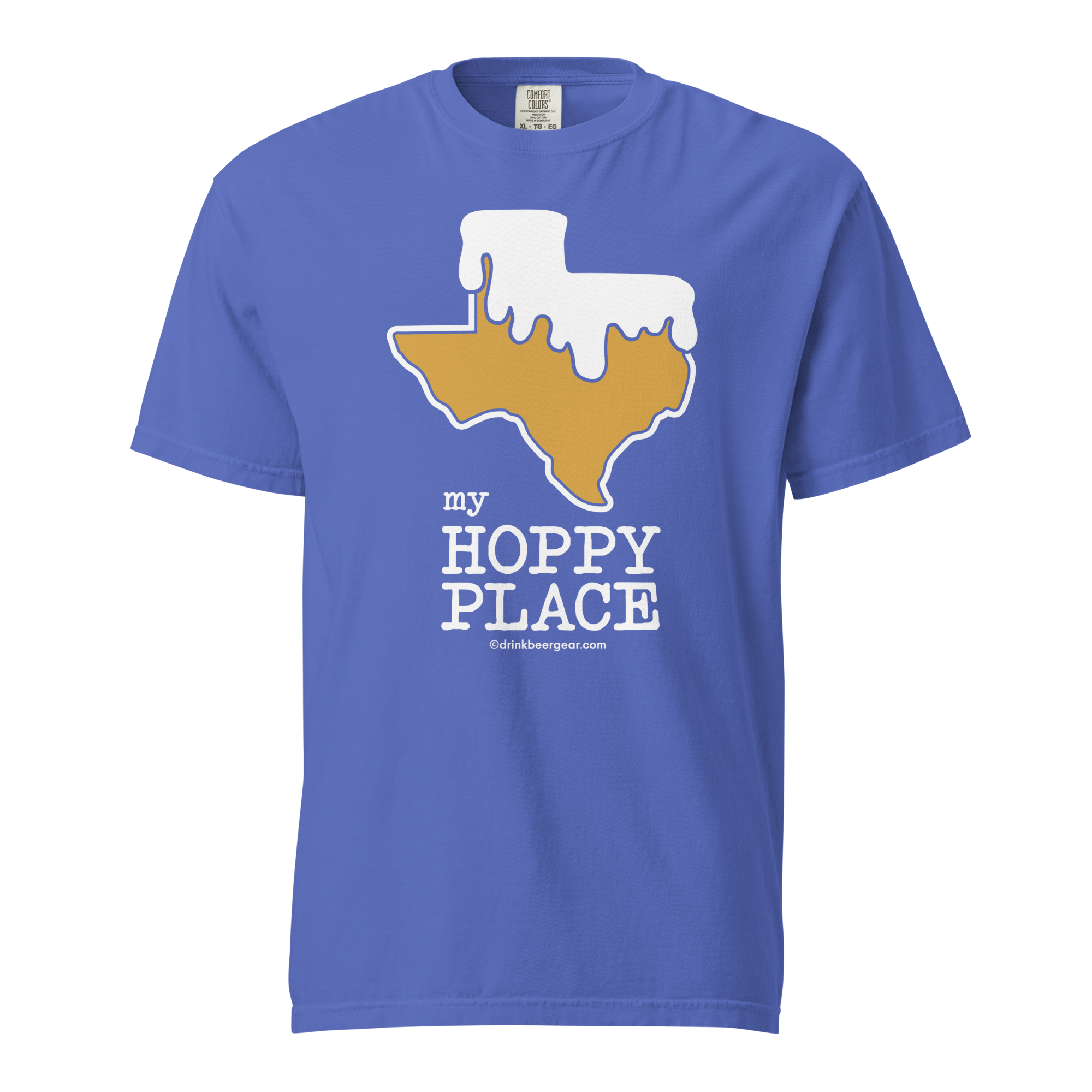 Texas Beer Mug Tee - My Hoppy Place - COMFORT COLORS BRAND TEE Drink Beer Gear