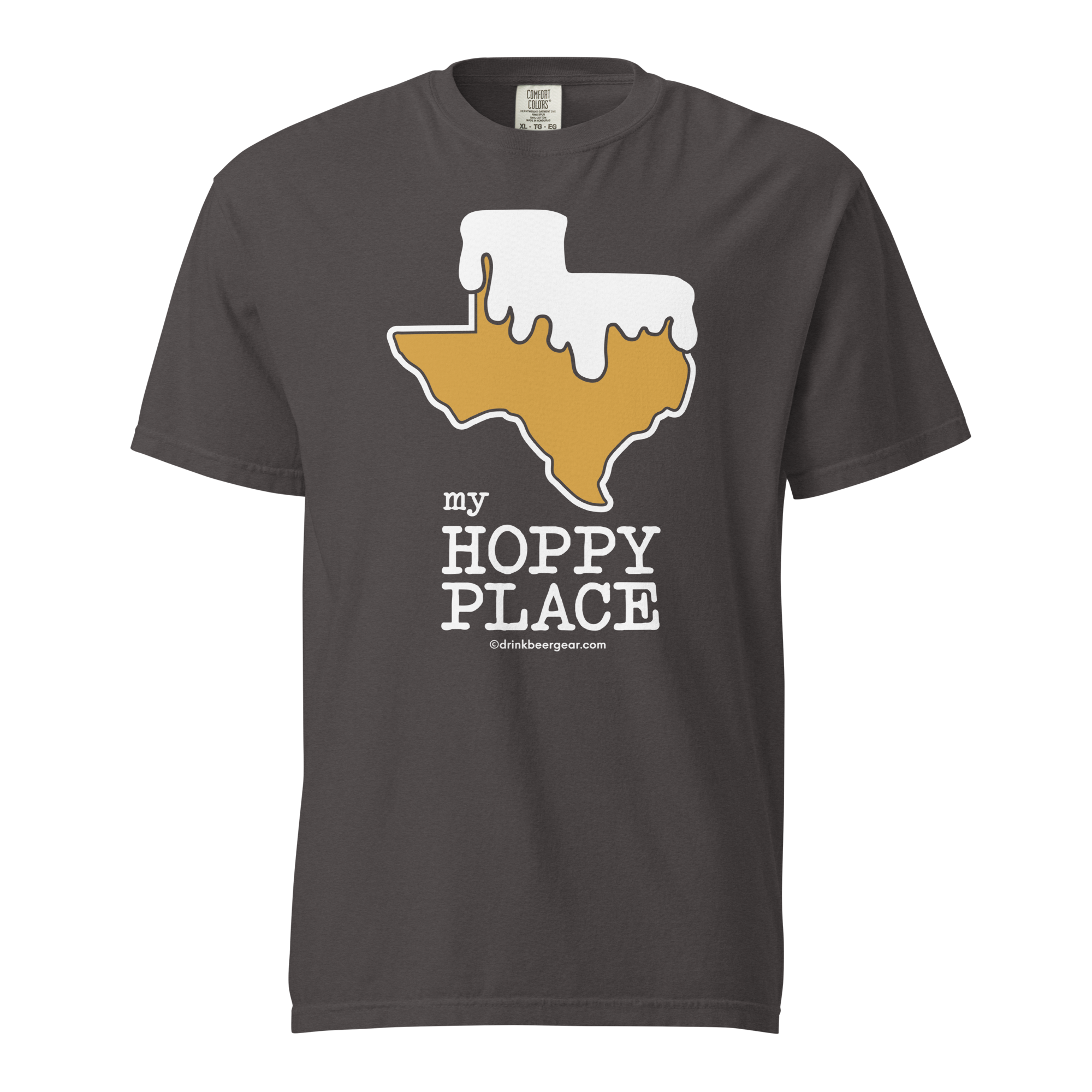 Texas Beer Mug Tee - My Hoppy Place - COMFORT COLORS BRAND TEE Drink Beer Gear