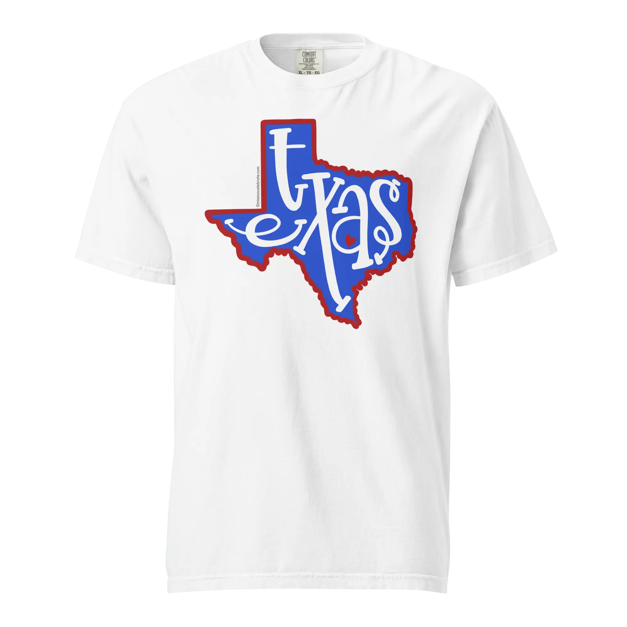 Texas T-Shirt: Bouncy Letter Design, Handlettered Art by Leslie Gonce, Main Street Collective
